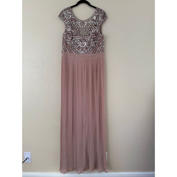 Aidan Mattox Beaded Gown - Picture 1 of 7